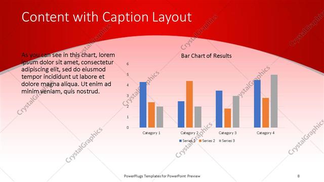 Content with Caption presentation slide layout