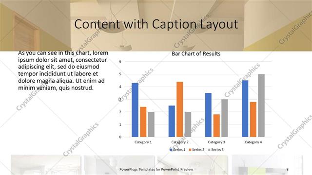 Content with Caption presentation slide layout