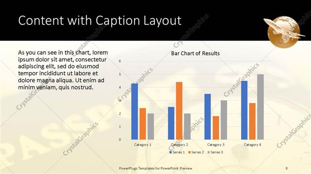 Content with Caption presentation slide layout