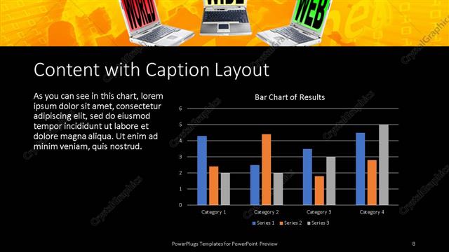 Content with Caption presentation slide layout
