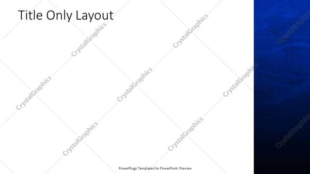 Title Only presentation slide layout