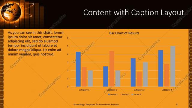 Content with Caption presentation slide layout