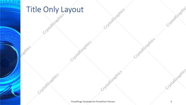 Title Only presentation slide layout