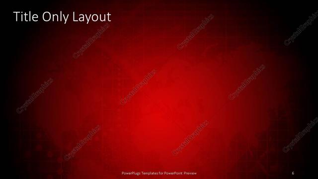 Title Only presentation slide layout