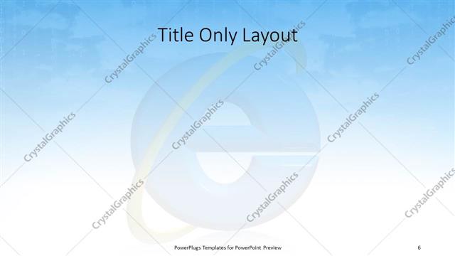 Title Only presentation slide layout