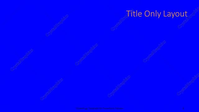 Title Only presentation slide layout
