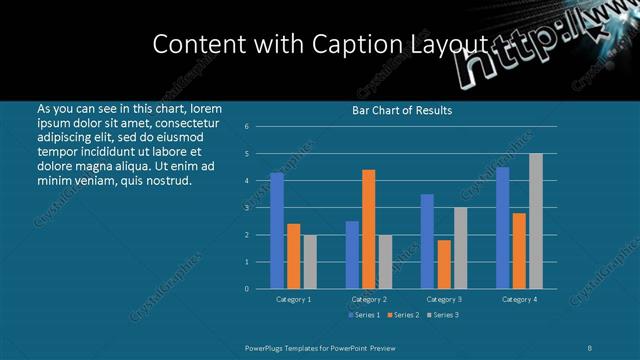 Content with Caption presentation slide layout