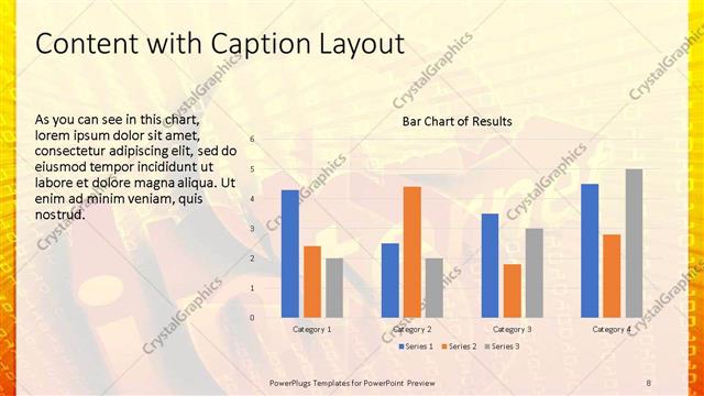 Content with Caption presentation slide layout