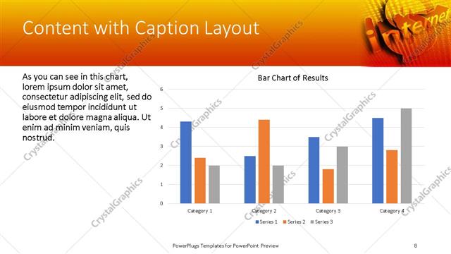 Content with Caption presentation slide layout