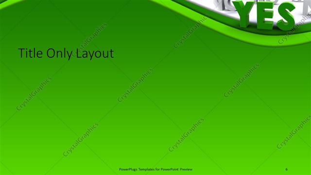 Title Only presentation slide layout