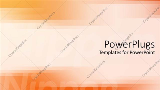  Presentation with motif - Japanese technology motif with orange and yellow ombre background