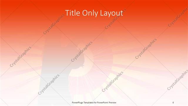 Title Only presentation slide layout