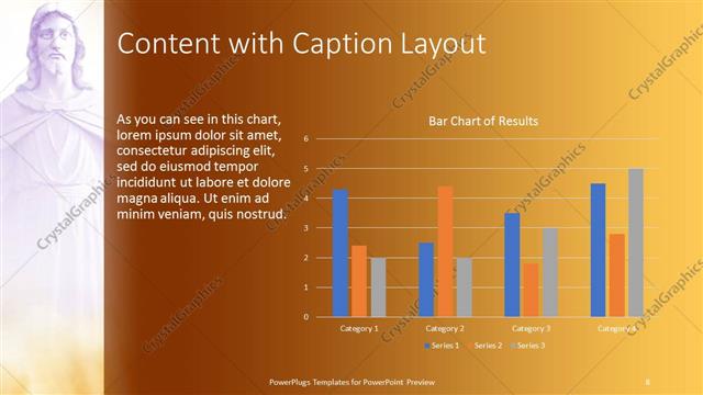 Content with Caption presentation slide layout