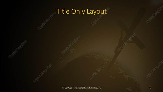 Title Only presentation slide layout