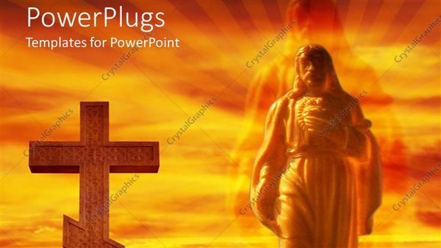  Presentation with jesus cross - The Jesus and the holy cross