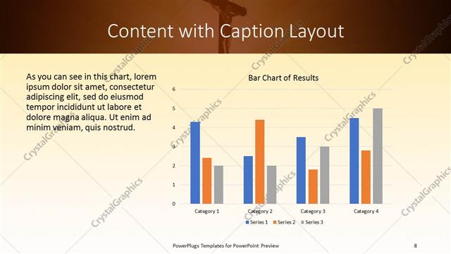 Content with Caption presentation slide layout