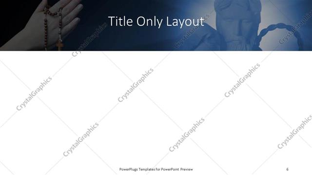 Title Only presentation slide layout