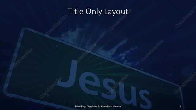 Title Only presentation slide layout