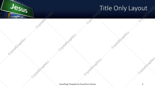 Title Only presentation slide layout