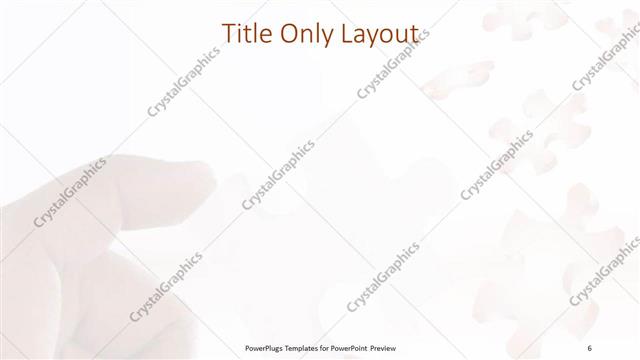 Title Only presentation slide layout
