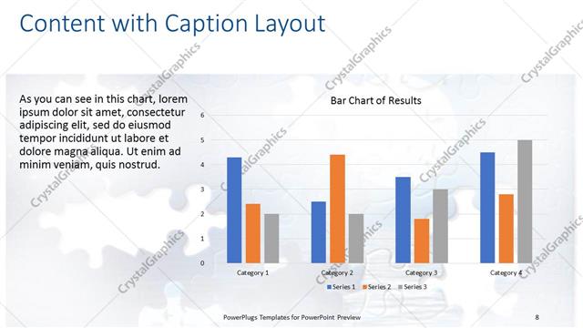 Content with Caption presentation slide layout