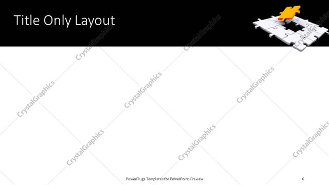 Title Only presentation slide layout