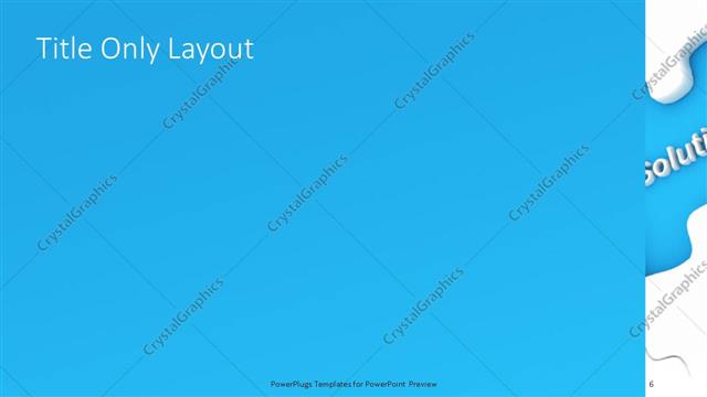 Title Only presentation slide layout