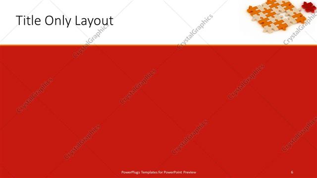 Title Only presentation slide layout