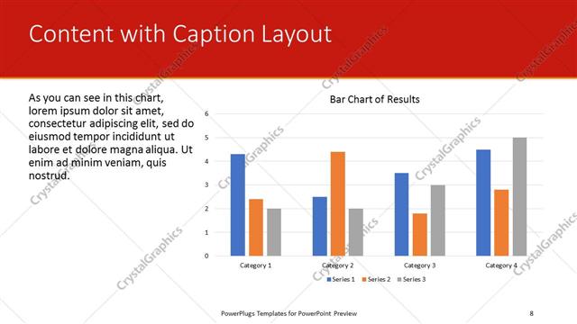 Content with Caption presentation slide layout