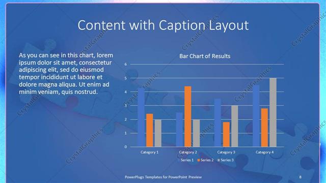 Content with Caption presentation slide layout