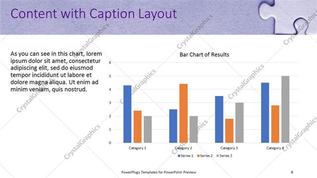 Content with Caption presentation slide layout