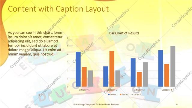 Content with Caption presentation slide layout