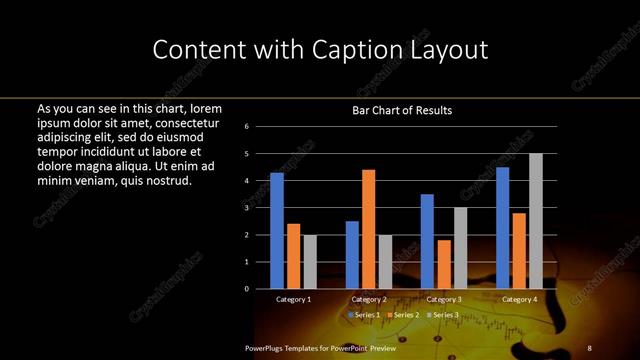 Content with Caption presentation slide layout