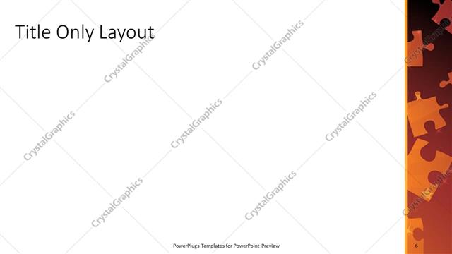 Title Only presentation slide layout