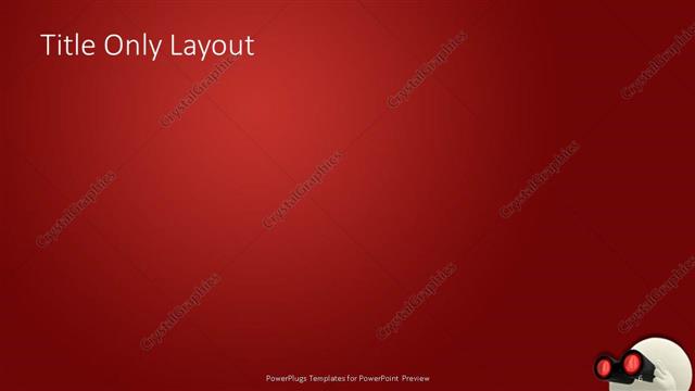 Title Only presentation slide layout