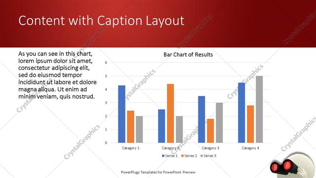 Content with Caption presentation slide layout