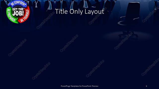 Title Only presentation slide layout