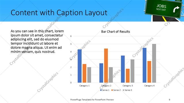 Content with Caption presentation slide layout