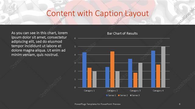 Content with Caption presentation slide layout