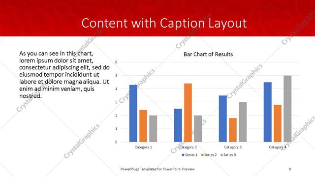 Content with Caption presentation slide layout