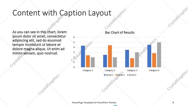 Content with Caption presentation slide layout