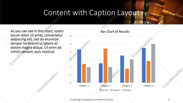 Content with Caption presentation slide layout