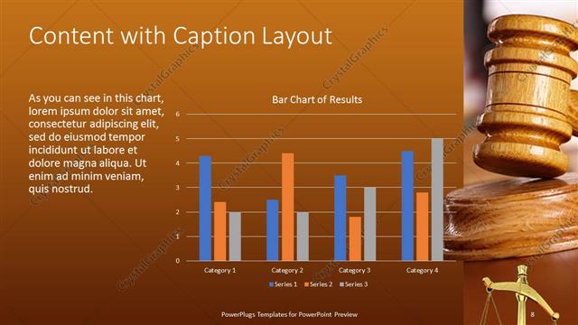 Content with Caption presentation slide layout