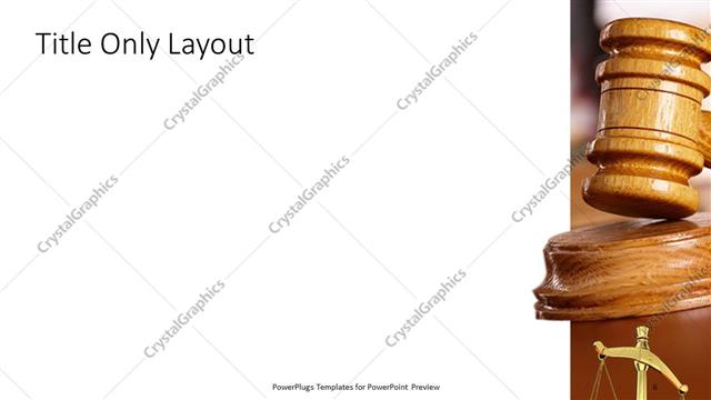 Title Only presentation slide layout