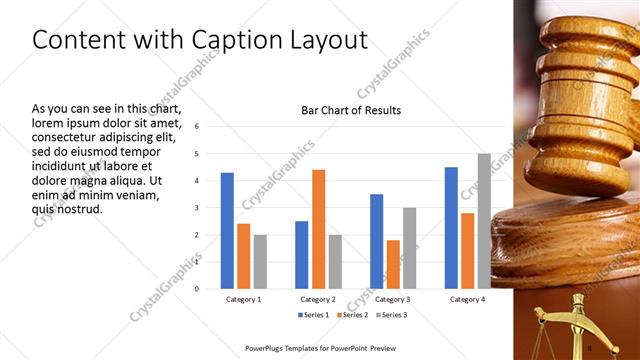 Content with Caption presentation slide layout