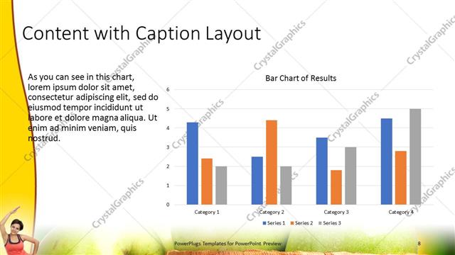 Content with Caption presentation slide layout