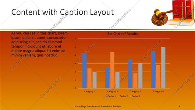Content with Caption presentation slide layout
