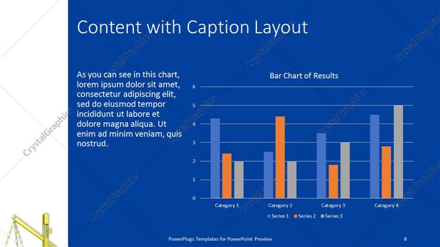 Content with Caption presentation slide layout