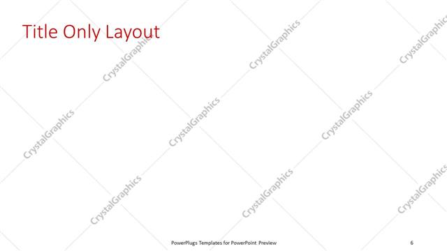 Title Only presentation slide layout