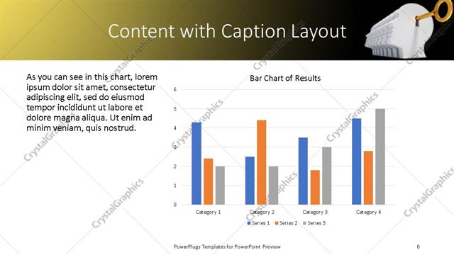 Content with Caption presentation slide layout